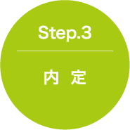 Step.3 内定